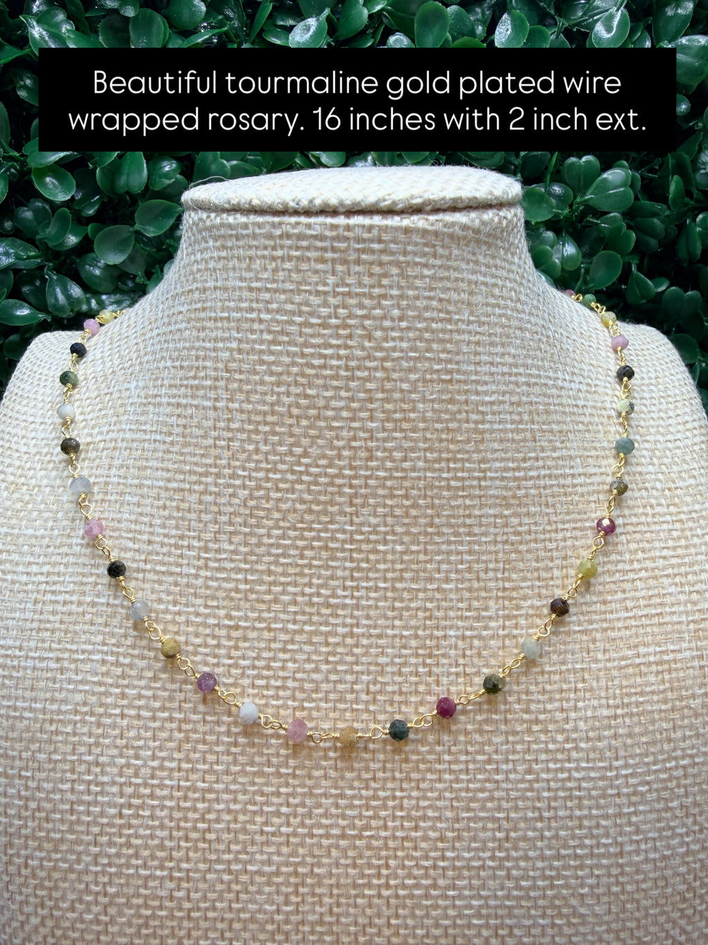 Tourmaline necklace