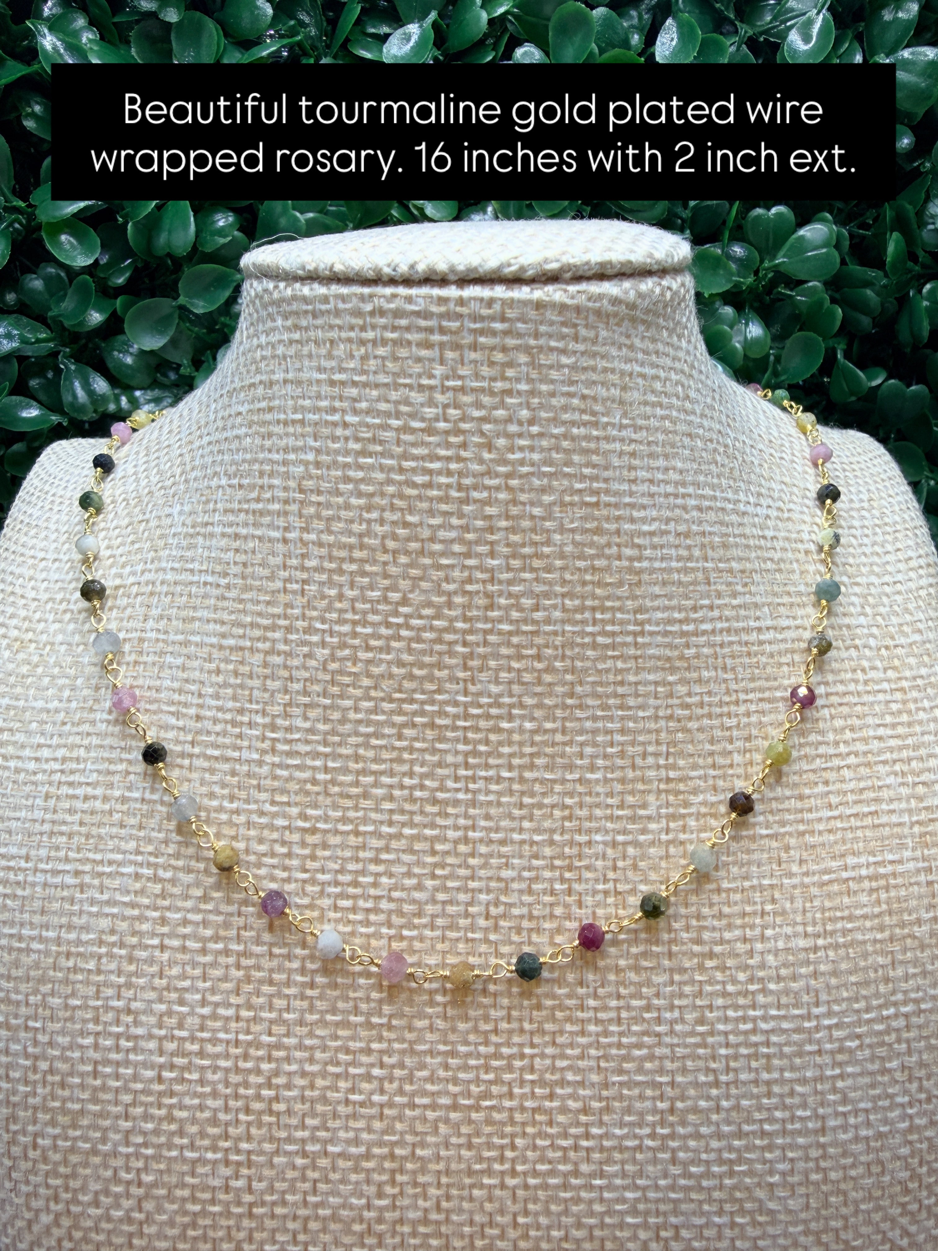 Tourmaline necklace