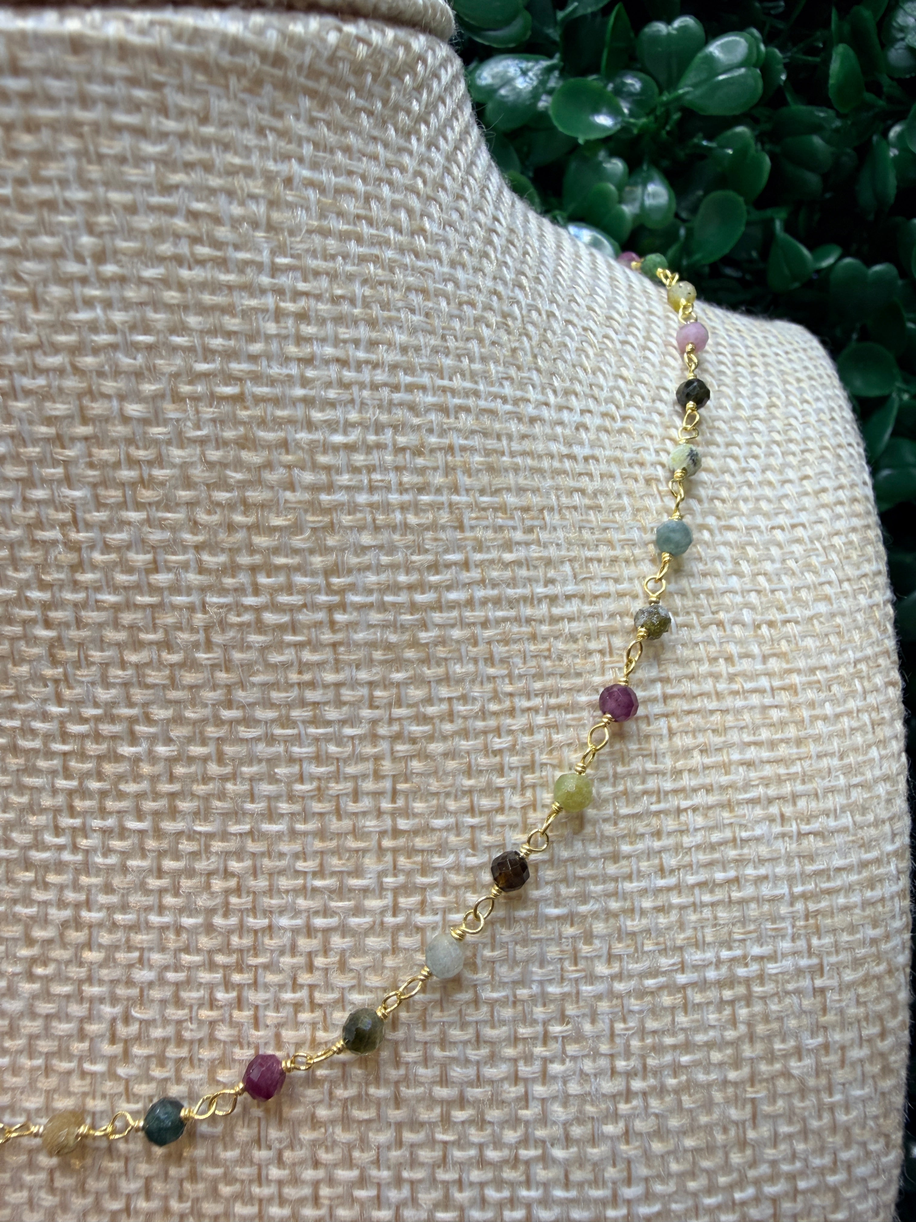 Tourmaline necklace