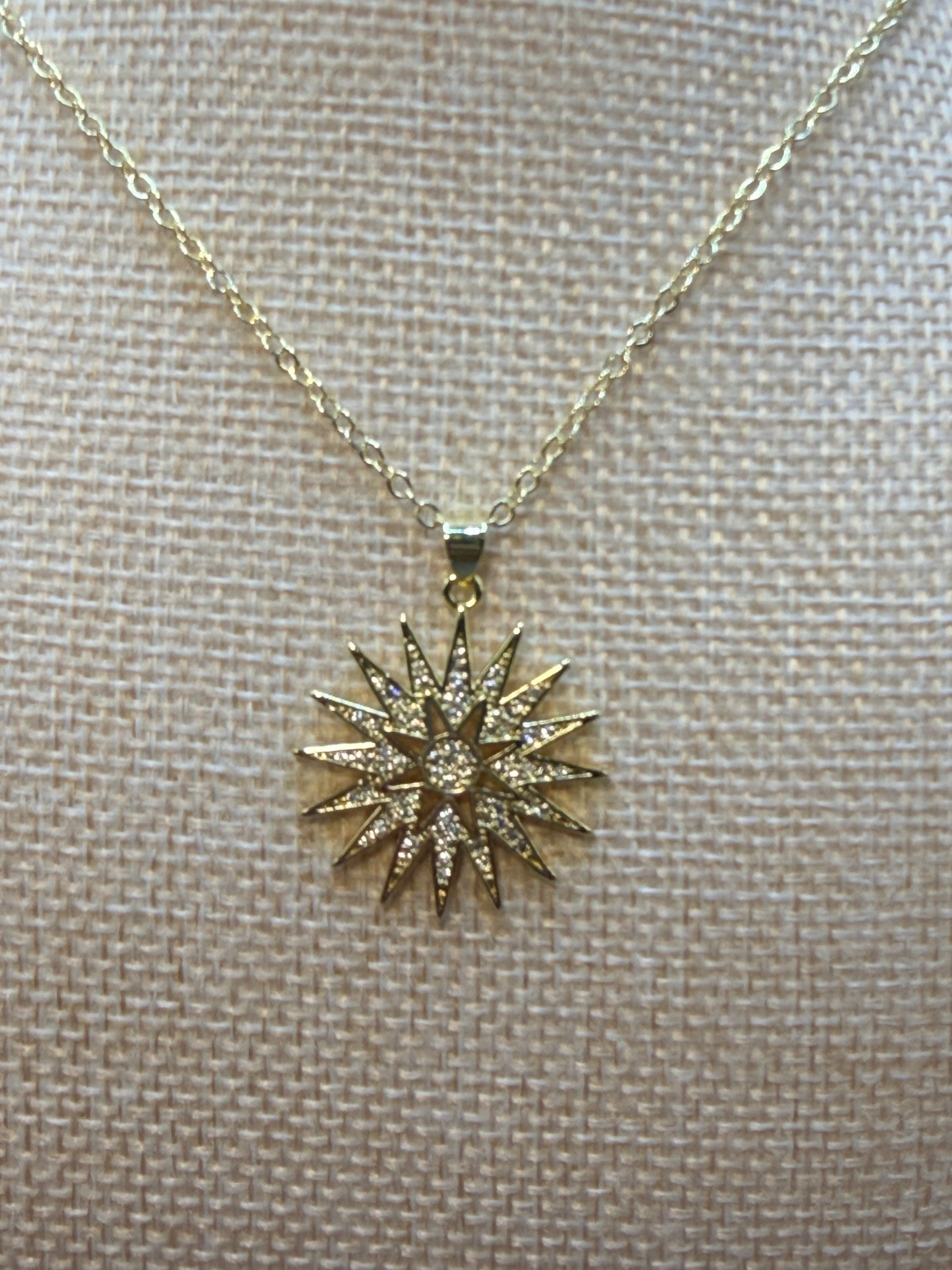 North star pendant necklace